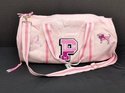 Bolso de Lona Victoria Secret Rosa X Loveshackfancy Embalable Talla OS Rosa Tulipán Foto 1 de 4