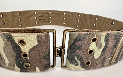 Cinturón con correas ajustables Miss Sixty vintage camuflaje militar ejército Foto 1 de 4
