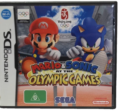 * READ * Mario & Sonic at the Olympic Games Nintendo DS * Case & Manual ONLY * - Image 1 of 4