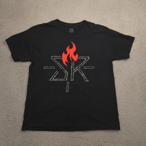 WWE Seth Rollins Burn It Down T-Shirt Herren XL Schwarz Wrestling Tee Authentic - Bild 1 von 10