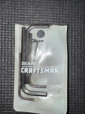 Sears Craftsman USA Nos Metric Hex Key Set 46686 6 Piece  - Image 1 of 4