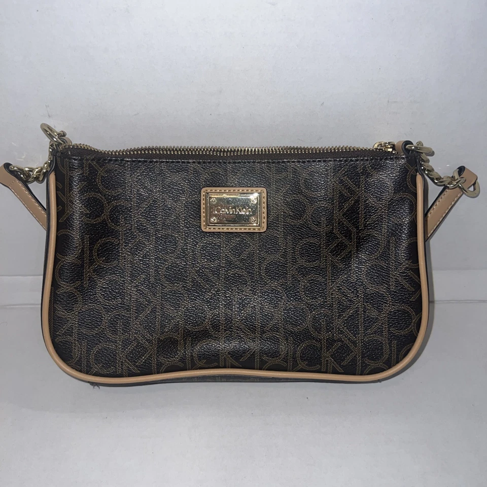 Calvin Klein monogram crossbody bag - Image 1 of 4