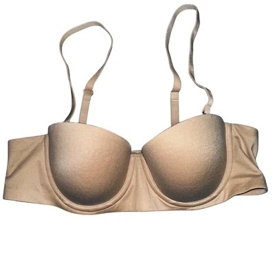 Aerie Real Sunnie Strapless Bra Real Good Beige Everyday Comfort 34A - Image 1 of 4