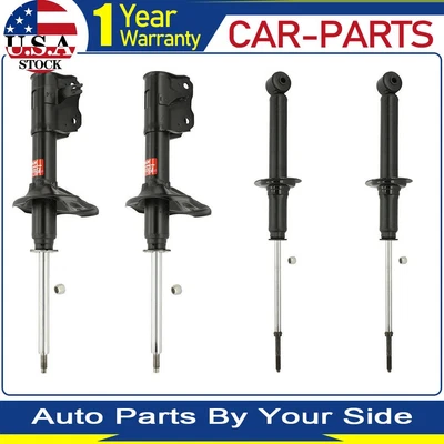 4 Amortiguadores traseros delanteros KYB puntales conjuntos de puntales para Mitsubishi Mirage 1,8 L 2001 Foto 1 de 4