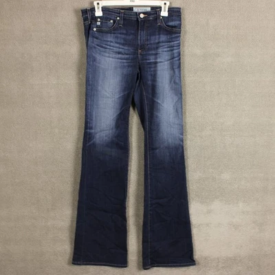 Pantalones de mezclilla AG Adriano Goldschmied The Angel para mujer 28R azul elástico corte boot Foto 1 de 4