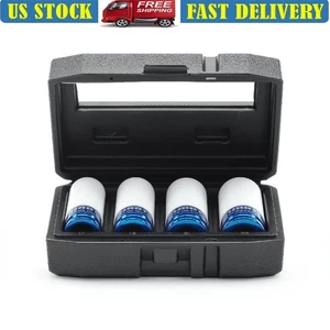 Non-Marring ½ Inch Impact Socket Set CR-MO Steel Rust Resistant Jacket New - Picture 1 of 9