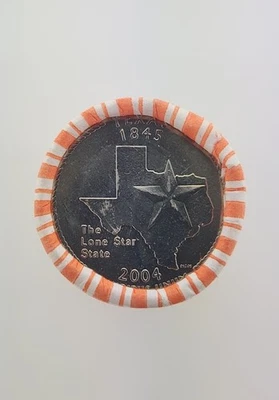 2004 P Texas State Quarter Roll, UNC - Image 1 of 3