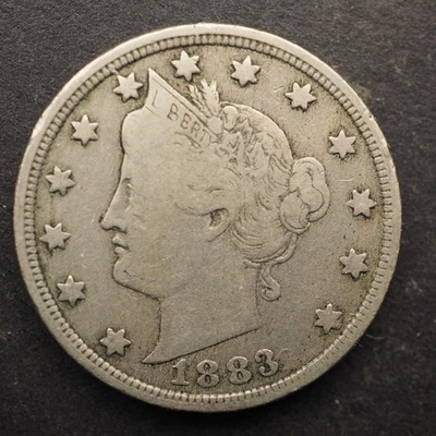 1883 WITH CENTS    LIBERTY  NICKEL    ***NICE  *** FREE SHIPPING C0013 - Image 1 of 2