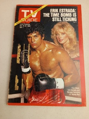 TV Guide SLC UT Oct 16 1982 Erik Estrada Berlinda Tolbert Morgan Fairchild - Image 1 of 4