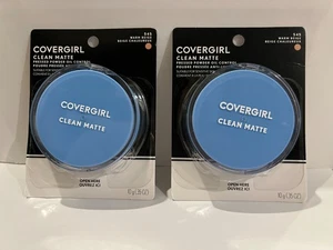 Covergirl Clean Matte Oil Control Pressed Powder 10g New 2PK --545 Warm Beige - Picture 1 of 3