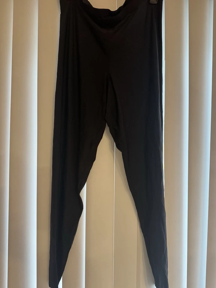 Skims Soft Smoothing Seamless Legging High Double Waistband Black Size 2X Nylon - Image 1 of 2
