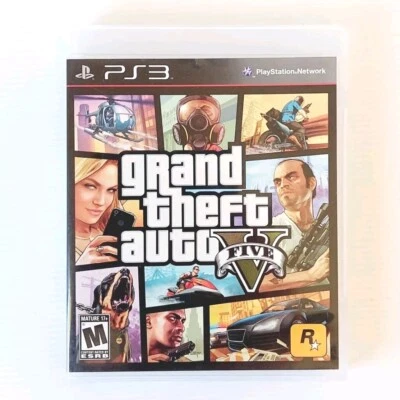 Grand Theft Auto 5 V - Playstation 3 - Complete With Manual & Map  - Image 1 of 4