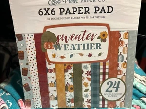 Echo Park Papier "PULLOVERWETTER" 6x6 Papierblock ~ Kombiversand immer - Bild 1 von 8