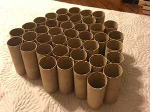 40 Clean Empty Toilet Paper Rolls Craft Hobby Church Art Supply Protect - Picture 1 of 1