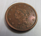 United States 1840 Braided Hair Large Cent Xf Condition Or Better*