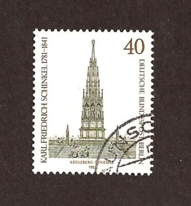 [1664] Berlim, 1981, buen usado, Karl Friedrich Schinkel - constructor - Imagen 1 de 1