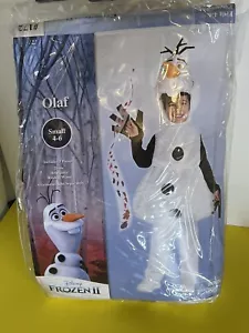 Disfraz muñeco de nieve de lujo de Disney Frozen Olaf para niños de 4-6 - Imagen 1 de 3