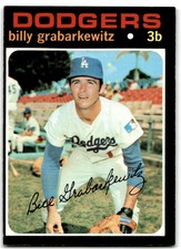 1971 Topps Baseball Billy Grabarkewitz Los Angeles Dodgers #85