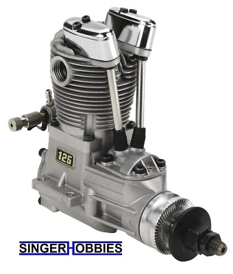 SAITO FA-125A AAC Glow Airplane Engine with Muffler: AG SAIE125A HH - Image 1 of 2