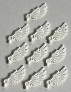 Lego Menge 10 weiße gefiederte Flügel Teil 11100 - Bild 1 von 1