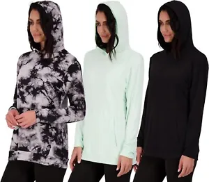Real Essentials 3 Pack: Women's Dry Fit Long-Sleeve Hoodie Pullover Sweatshirt P