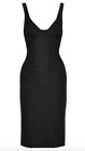 Zac by Zac Posen Black Bodycon Ponte Dress Size US 6 UK 10 Worn Once VGC