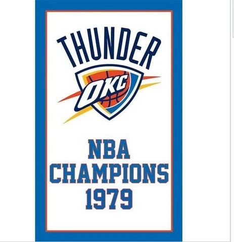 Oklahoma City Thunder Flag 3x5ft Banner Polyester basketball thunder005 Cover