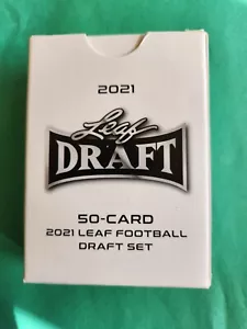 2021 Leaf Draft Football NFL 50 Card Set Chase Fields, Lawrence, Lance RC - Bild 1 von 2