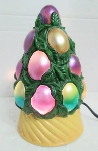 Easter Egg Tree Lamp Cheyenne Electric Iridescent Night Light Acrylic 9"x6"x6" - Picture 1 of 9