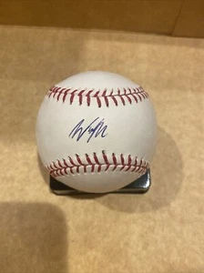 Autógrafo novato oficial de los Rawlings firmados por los Rawlings ROMLB de béisbol padres - Imagen 1 de 2