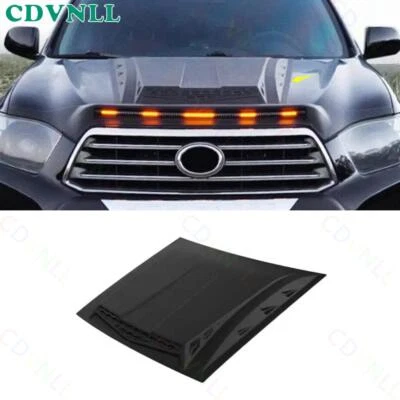 Para Toyota Highlander 2008 2010 ABS negro capó delantero motor ventilación salida moldura Foto 1 de 4