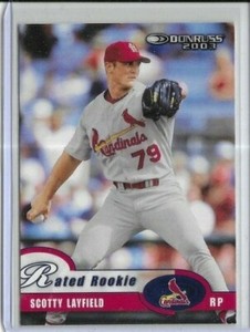 2003 Donruss #60 Scotty Layfield St. Louis Cardinals Rated Rookie