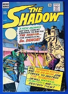 APLICACIÓN SHADOW #4 (1965) Dr. Demon; cómics de Archie; Edad de Plata; en muy buen estado - Imagen 1 de 10