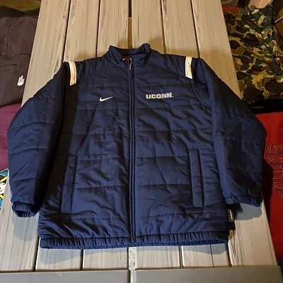 Nike UConn Huskies Official Team Issued Sideline Winter Jacket Men’s Size M/L - Image 1 of 4