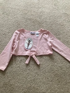 Brand New With Tags Pink Moret Dance Bolero Top For Age 8-10 Years - Picture 1 of 6