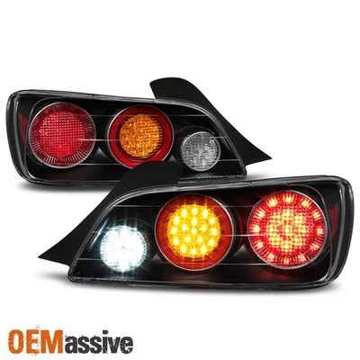 Par de luces traseras negras estilo LED COMPLETO Fit 2004-2009 Honda S2000 S2K AP2 Foto 1 de 4