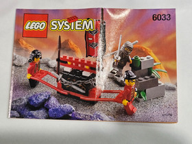 LEGO VINTAGE NINJA Treasure Transport Set 6033 with Box & Instructions