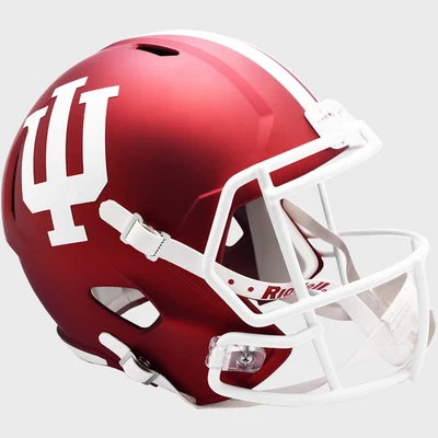 INDIANA HOOSIERS NCAA Riddell Speed Full Size Replica Football Helmet - Image 1 of 3