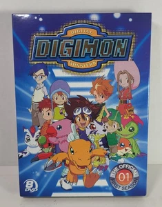Digimon: Digital Monsters The Official First Season DVD w/ Guide Book Flatiron - Imagen 1 de 8