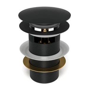 Pop-up Drain for Freestanding Tub, Black Free Standing Bathtub Drain Stopper ... - Picture 1 of 8