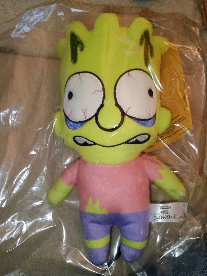 Muñeco de Peluche The Simpsons Zombie Bart - 8" Edición Limitada 2022 Phunny by Kidrobot Foto 1 de 2