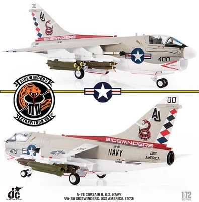 Jc Wings 1/72 JCW-72-A7-005 A-7E Corsair II USN VA-86 Sidewinders USS America - Imagem 1 de 4