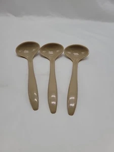 Tupperware Condiment Caddy Spoons Replacements Set of 3 Almond 872 Vintage - Bild 1 von 8