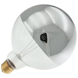 Replacement Bulb for LIGHT BULB / LAMP 100W 120V GLOBE MED. SILVER BULB 1000W 12 - Image 1 of 1