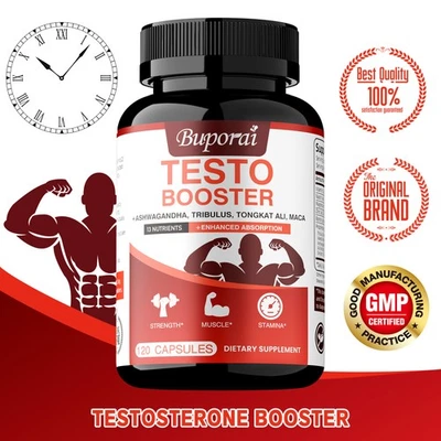 Testo Booster - Steigern Sie Energie Und Ausdauer,Fördern Sie Das Muskelwachstum - Bild 1 von 4