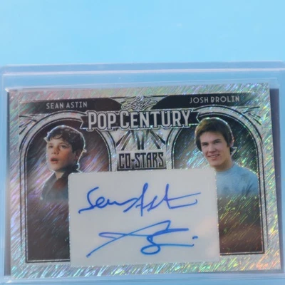 JOSH BROLIN & SEAN ASTIN 2024 Leaf Pop Century #1/1 Duel Autograph "THE GOONIES" - Image 1 of 2