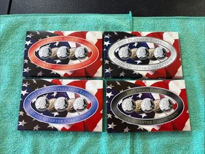 2003 P, D, Platinum & Gold Quarter set - Picture 1 of 6