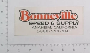 Bonneville Speed & Supply Anaheim California Racing Advertising Sticker Decal - Picture 1 of 1