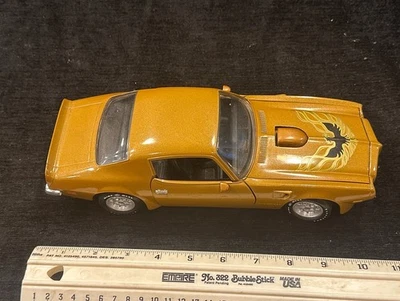 ERTL  1973 Gold Pontiac Trans Am Firebird American Sports Muscle Car Nice Detail - Image 1 of 4