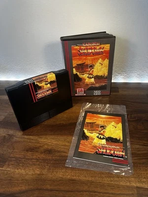 Samurai Shodown NEO GEO English Euro Version Authentic Complete CIB - Image 1 of 4